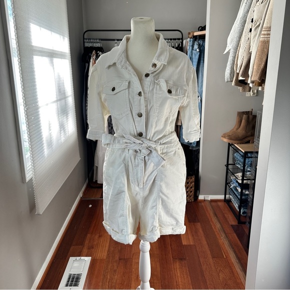 Anthropologie | Avec Les Milles | Utility Cargo Jumpsuit | Large - Picture 2 of 8